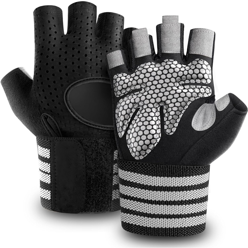 Crossfit Fitness Gear - Fitness Gloves with Wrist Support, Non-Slip