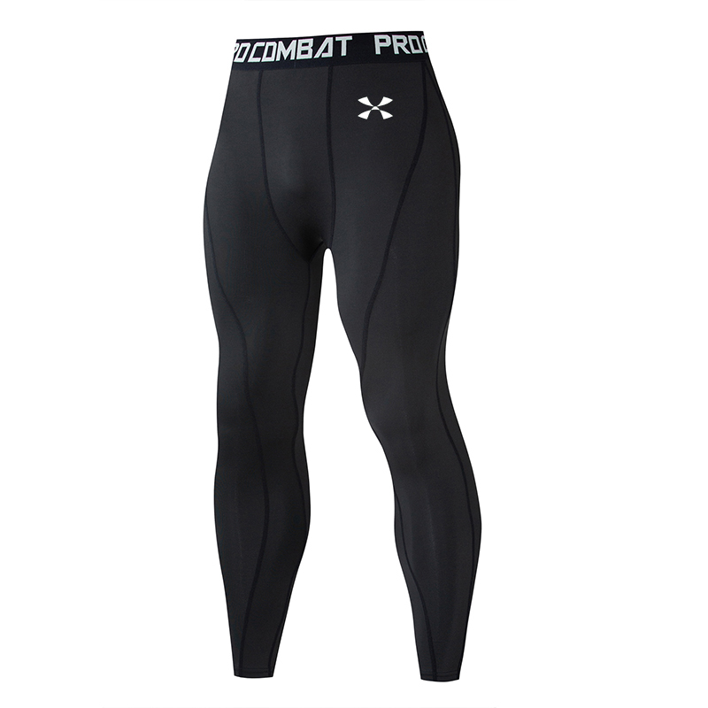Crossfit Equipment - Men Gym Sport Tights Quick Dry