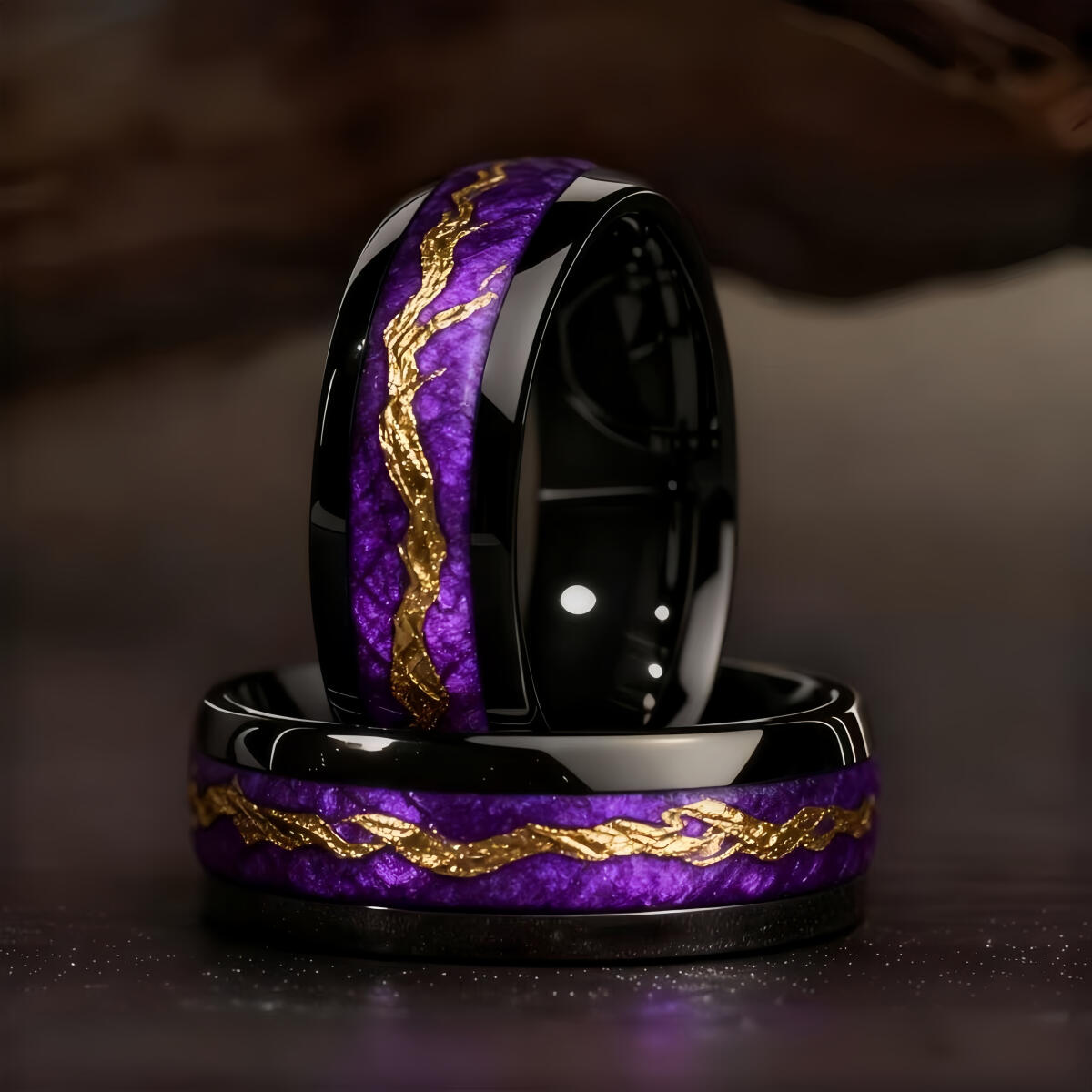 Fashion Black Men Stainless St - Gymnastic Ring Wood avaliação e preço