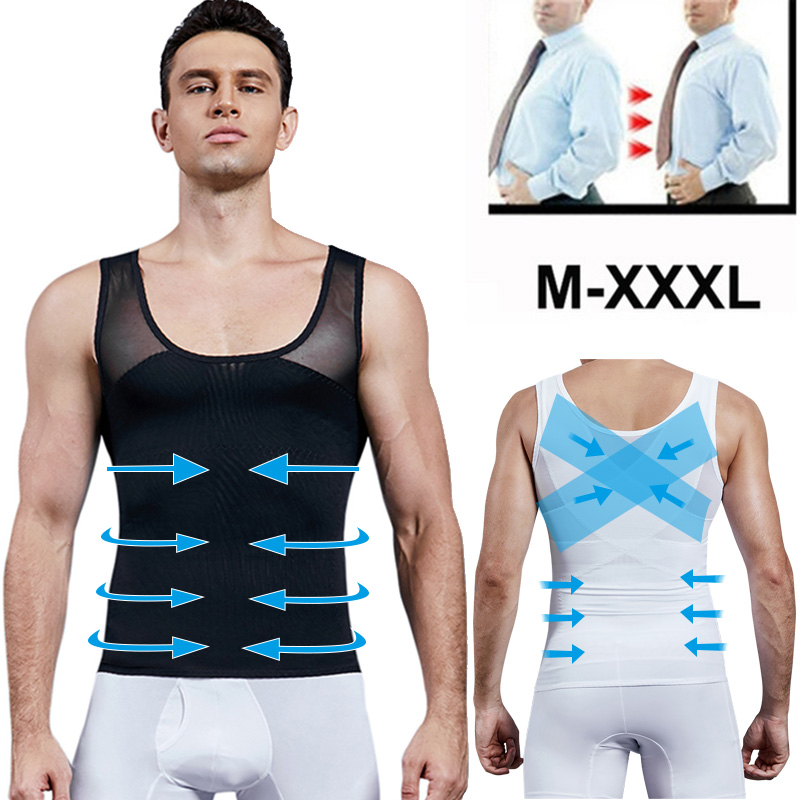 Men Shapewear Chest Compressio - Crossfit Weight Vest avaliação e preço
