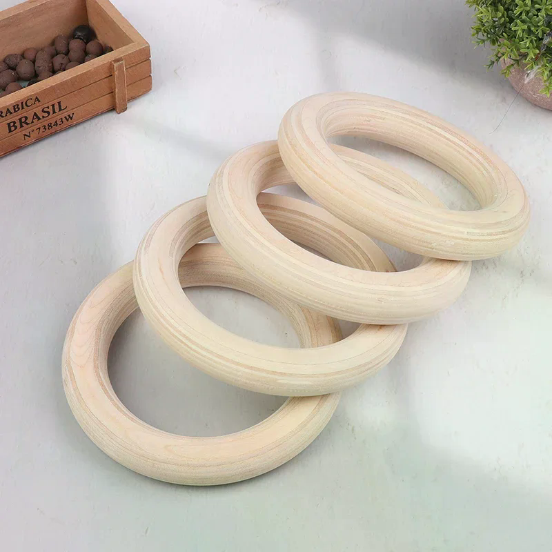 2Pcs/Pairs Wooden Ring Portabl - Gymnastic Ring Wood avaliação e preço