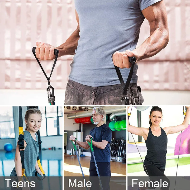2PC Resistance Bands Sport Cro - Crossfit Training Gear avaliação e preço