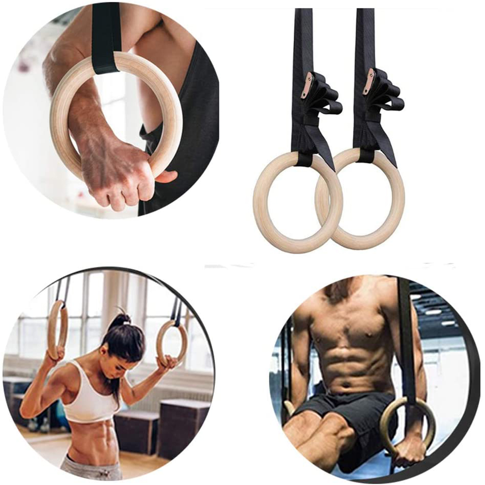 28/32MM Fitness Wooden Gymnast - Gymnastic Ring Wood avaliação e preço