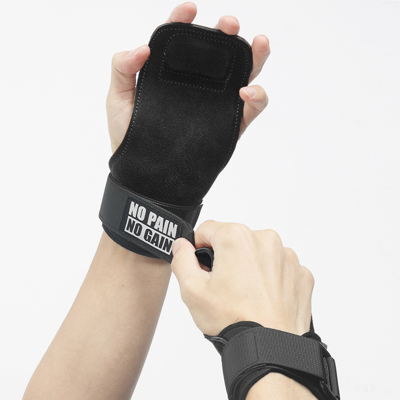 Cowhide Gym Grips Gloves Weigh - Crossfit Training Gear avaliação e preço