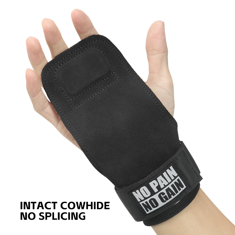 Cowhide Gym Grips Gloves Weigh - Crossfit Training Gear avaliação e preço