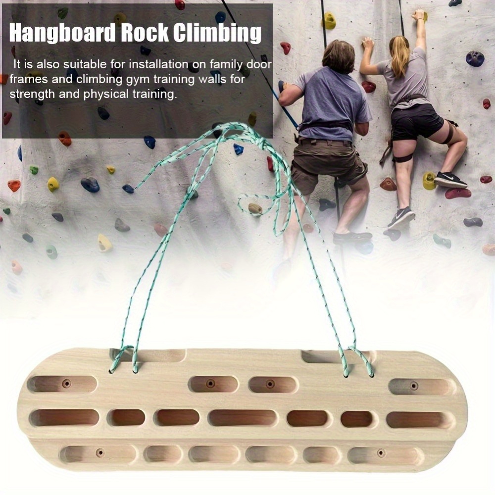 New Wooden Climbing Wall Set—H - Gymnastic Ring Wood avaliação e preço