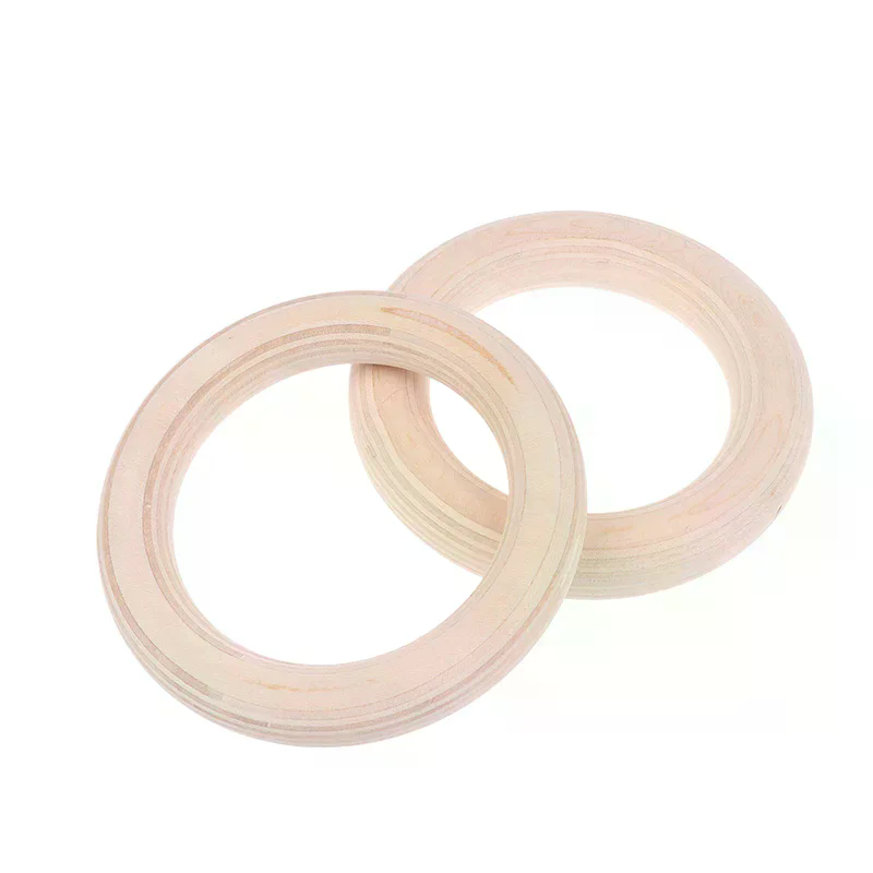 2Pcs Wooden Ring Portable Cros - Gymnastic Ring Wood avaliação e preço