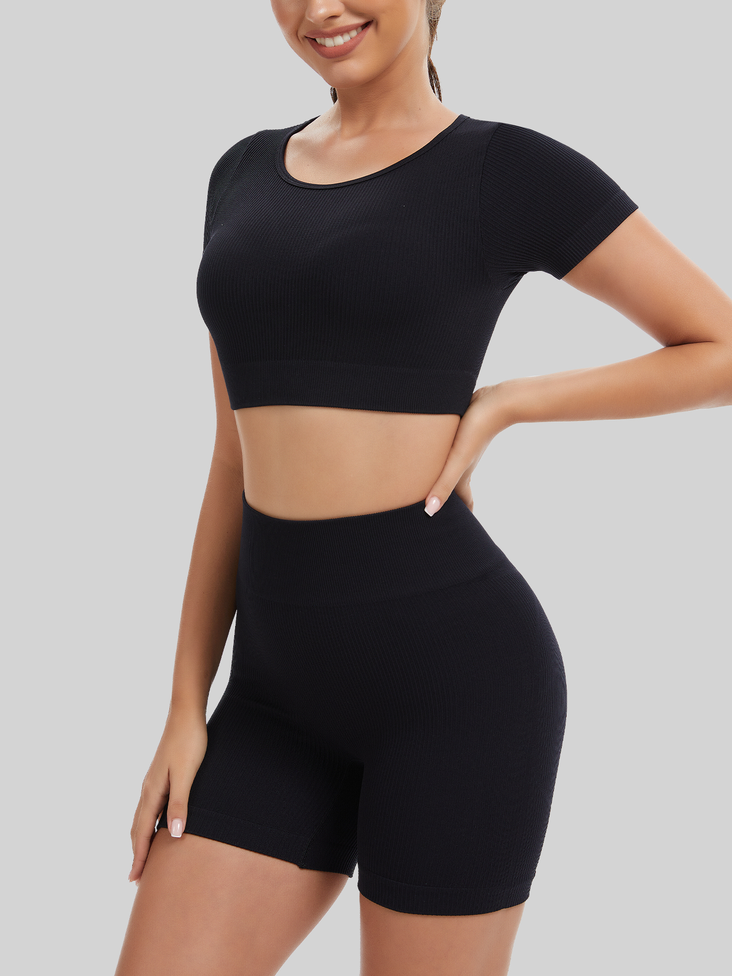 Yoga Set Sports Bra Outfit, Ti - Crossfit Training Gear avaliação e preço