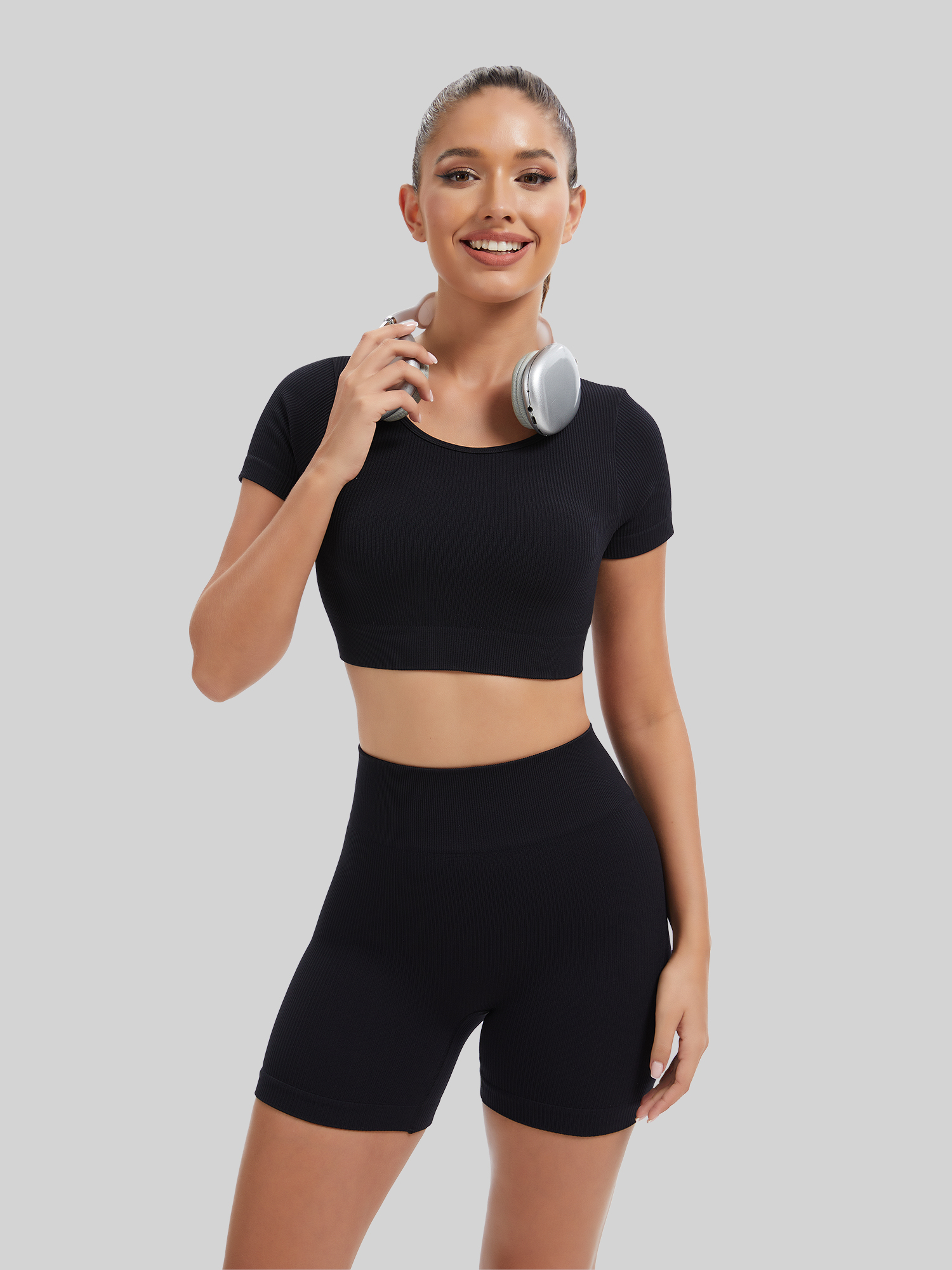 Yoga Set Sports Bra Outfit, Ti - Crossfit Training Gear avaliação e preço