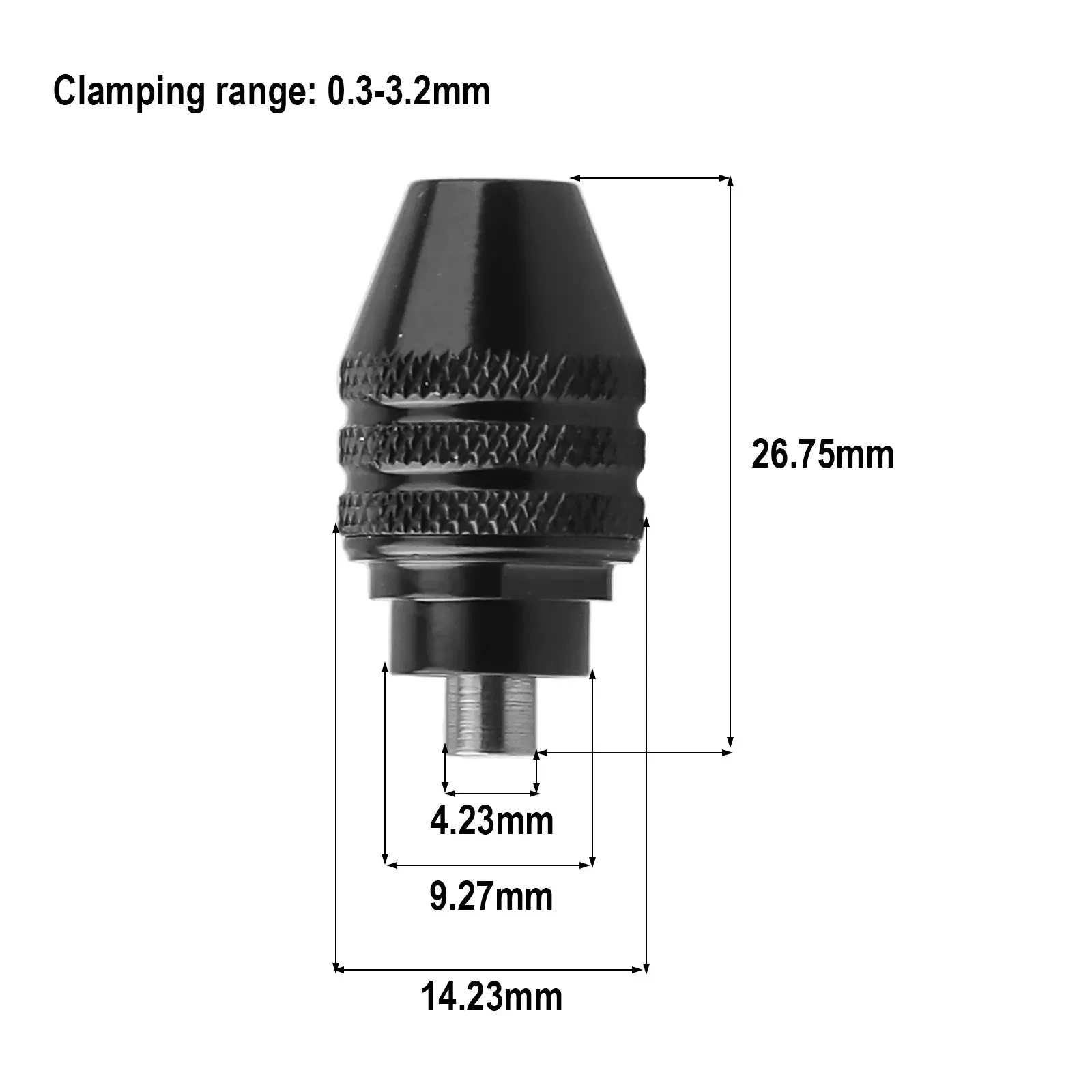 1pc 0.3-3.2mm Multi Drill Chuc - Crossfit Machine avaliação e preço