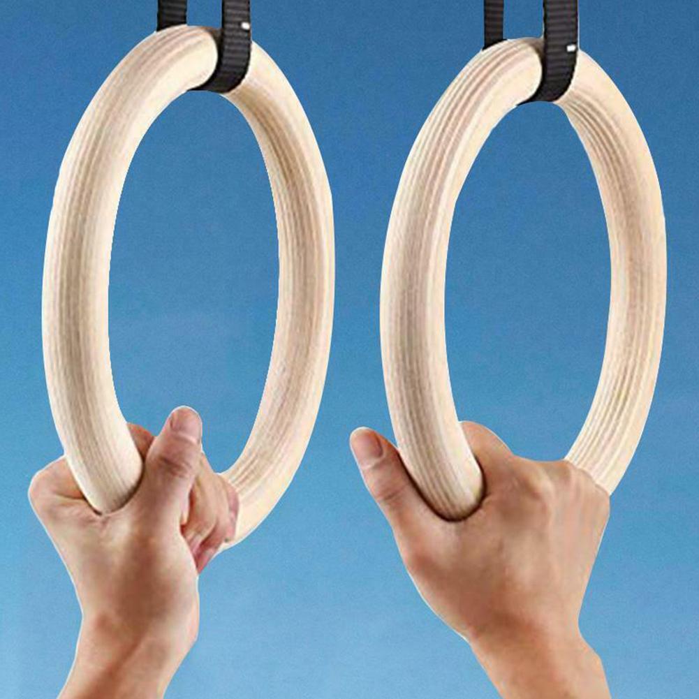 Wooden Gymnastic Rings 28/32mm - Gymnastic Ring Wood avaliação e preço