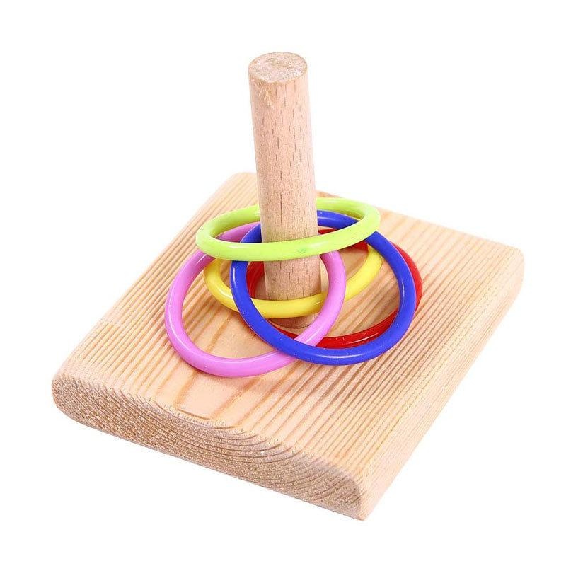Bird Training Ring Toy Parrot  - Gymnastic Ring Wood avaliação e preço