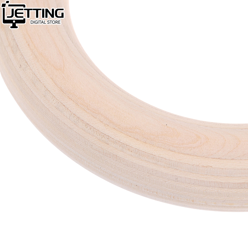 2Pcs/Pairs Wooden Ring Portabl - Gymnastic Ring Wood avaliação e preço